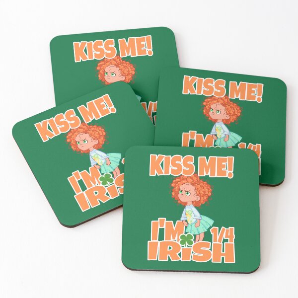 Item preview, Kiss Me I'm 1/4 Irish. designed and sold by BLACKSUN-SHOP.