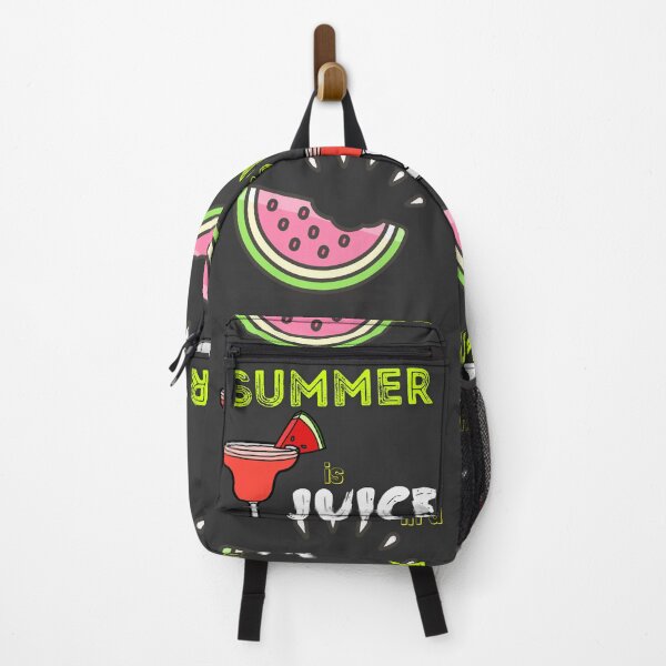 Artikel-Vorschau von Der Sommer ist Saft in einem lustigen Fruchtmeme mit saftiger Wassermelone, designt und verkauft von JuxtaJoy Studios.