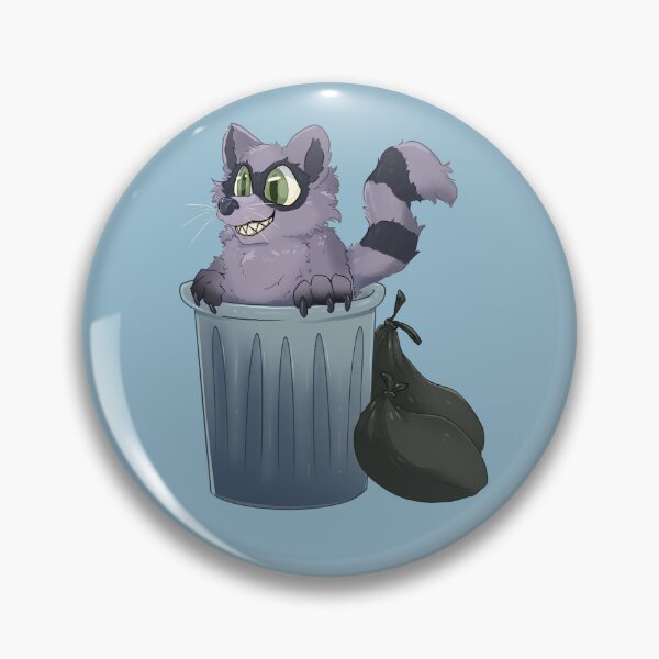 Item preview, Trashcan Raccoon designed and sold by CassArtsStudio.