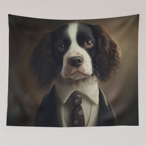 Item preview, English Springer Spaniel in a Suit designed and sold by IllReputes.