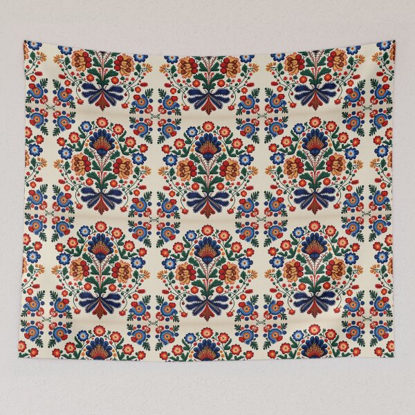 Item preview, Portuguese Folk Embroidery Traditional Pattern designed and sold by Orianah.