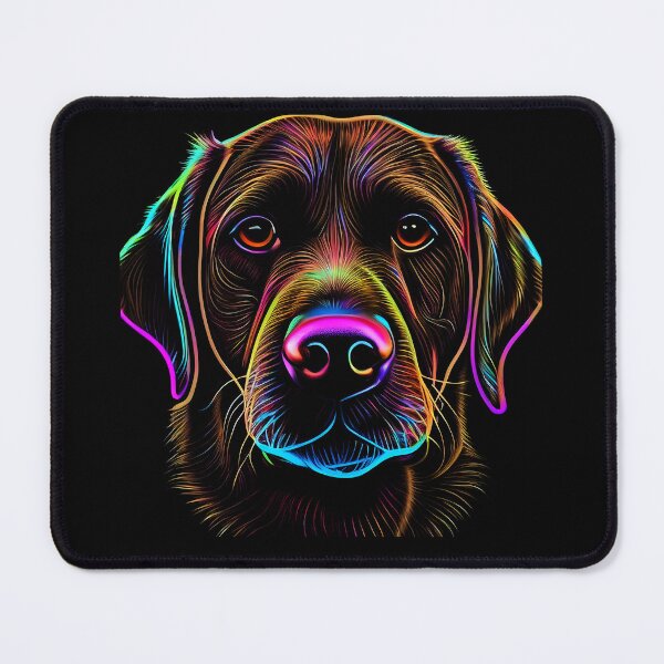 Item preview, Chocolate Labrador Dog Colorful Paint Splash designed and sold by rafaeltto.