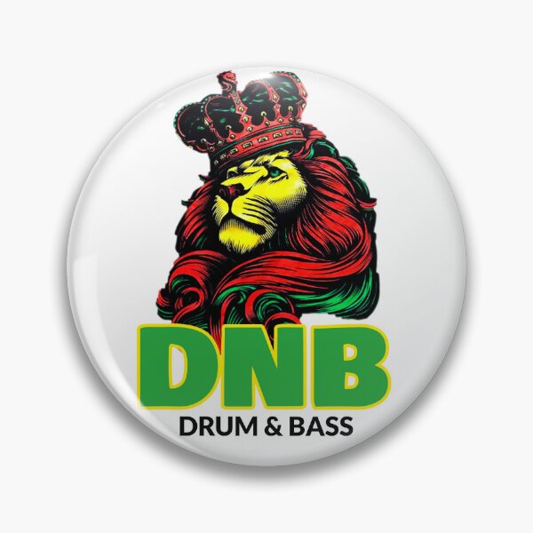 Item preview, DNB - Lion Crown King (green) designed and sold by Discothreadz.