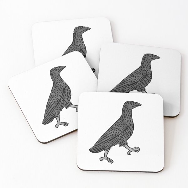 Item preview, Medieval Crow Woodcut designed and sold by Lara Ditkoff.