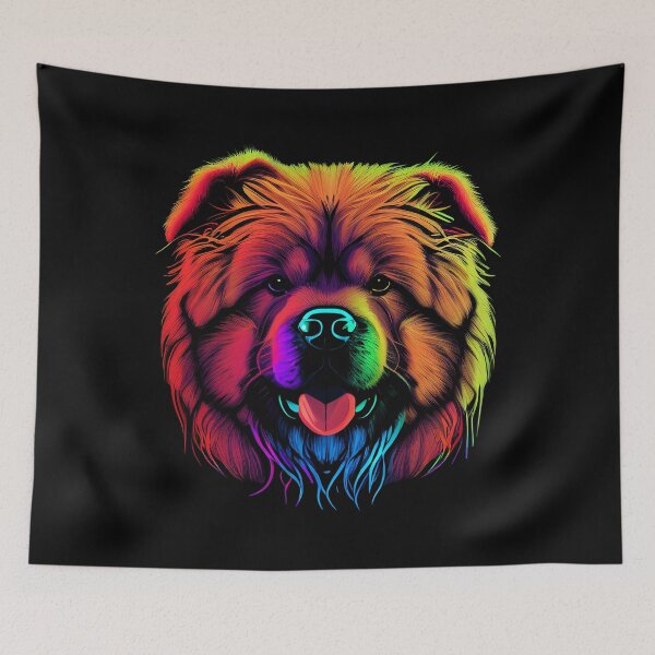 Item preview, Chow Chow Dog Colorful Paint Splash designed and sold by rafaeltto.