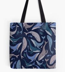 School of whales Tote Bag