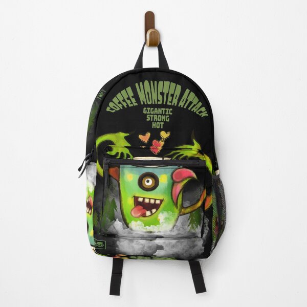 Item preview, Kawaii Coffee Monster, Japanese Anime Aesthetic, for Coffee Lovers designed and sold by InkyGenies.
