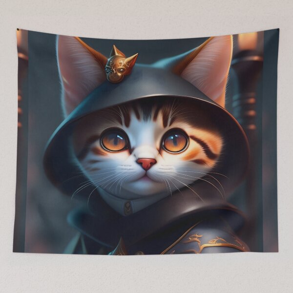 Item preview, Witch Cat - Modern Digital Art designed and sold by Ai-michiart.