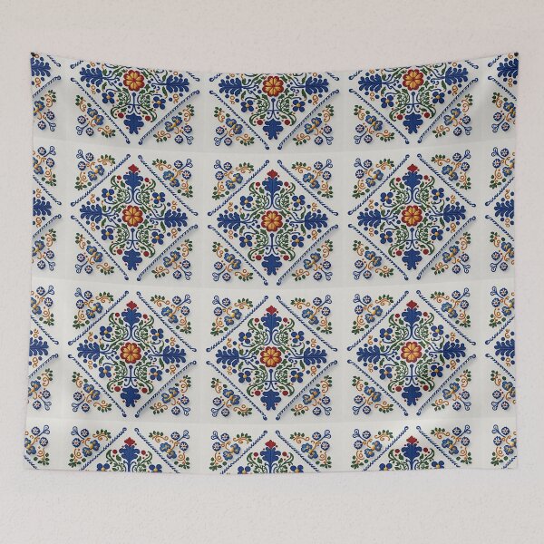 Item preview, Portuguese Folk Embroidery Traditional Pattern designed and sold by Orianah.