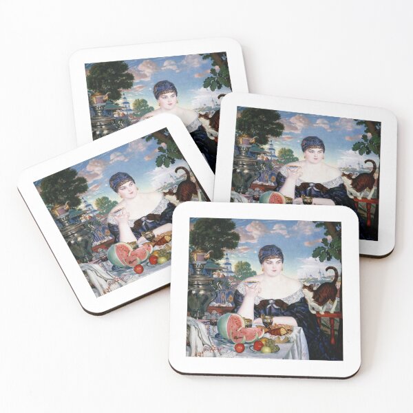 Item preview, Boris Kustodiev Merchant’s Wife at Tea designed and sold by TeeARTHY.