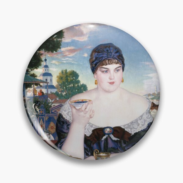 Item preview, Boris Kustodiev Merchant’s Wife at Tea designed and sold by TeeARTHY.