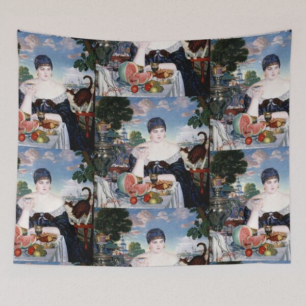 Item preview, Boris Kustodiev Merchant’s Wife at Tea designed and sold by TeeARTHY.