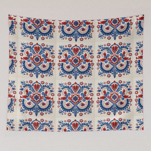Item preview, Portuguese Folk Embroidery Traditional Pattern designed and sold by Orianah.
