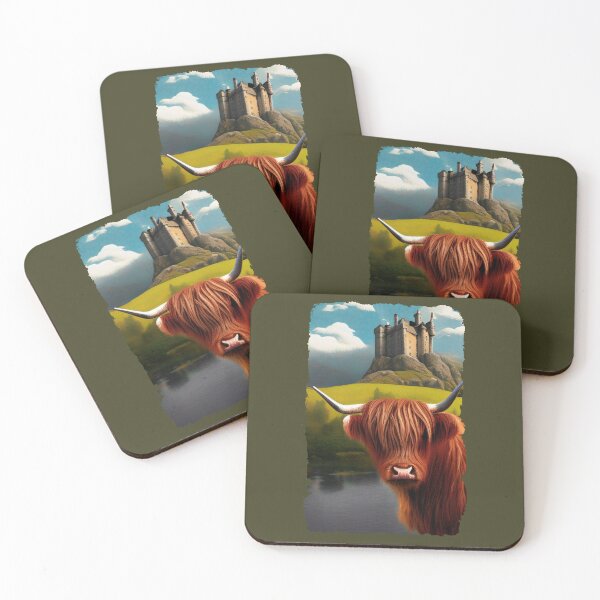 Item preview, Highland cow (#07) [Create a set!] designed and sold by SolidEarthArt.