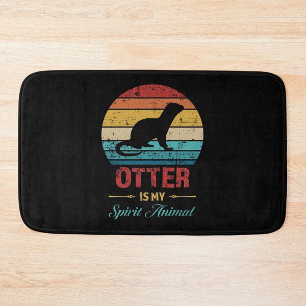 Item preview, Otter is my Spirit Animal, Cute Wildlife Love, Funny quote humor for otter lover designed and sold by PrintOfi.