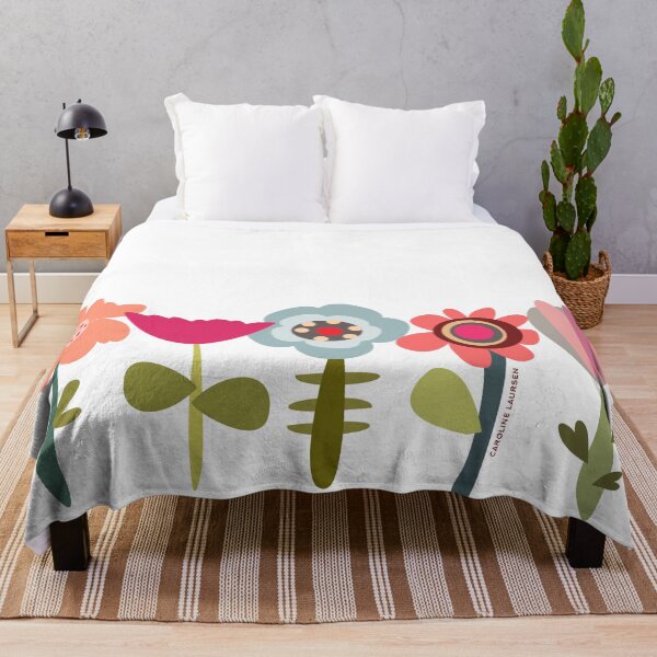Artikelvorschau, Pastellfarbene bunte grafische hübsche mit Blumenblumen. Caroline Laursen-Original entworfen und verkauft von Caroline Laursen.