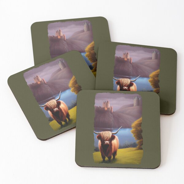 Item preview, Highland cow (#08) [Create a set!] designed and sold by SolidEarthArt.