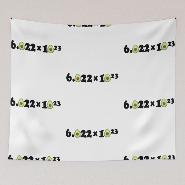 Item preview, Avocado avogadro's number  designed and sold by ZerpaGiovanna.