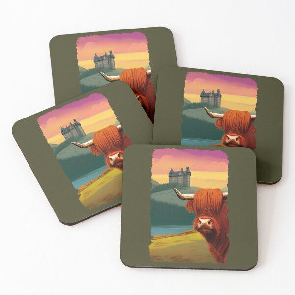 Item preview, Highland cow (#09) [Create a set!] designed and sold by SolidEarthArt.