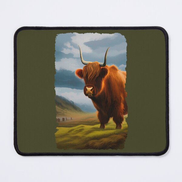 Item preview, Highland cow (#10) [Create a set!] designed and sold by SolidEarthArt.