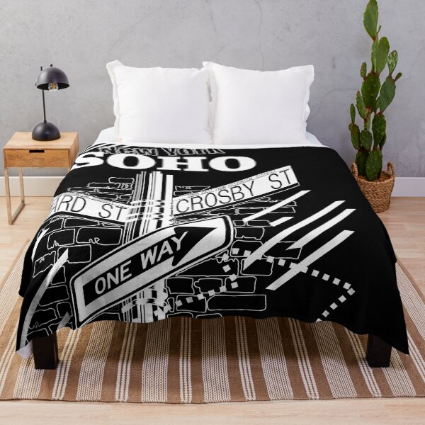 Item preview, SoHo New York - White on Black designed and sold by XOOXOO.