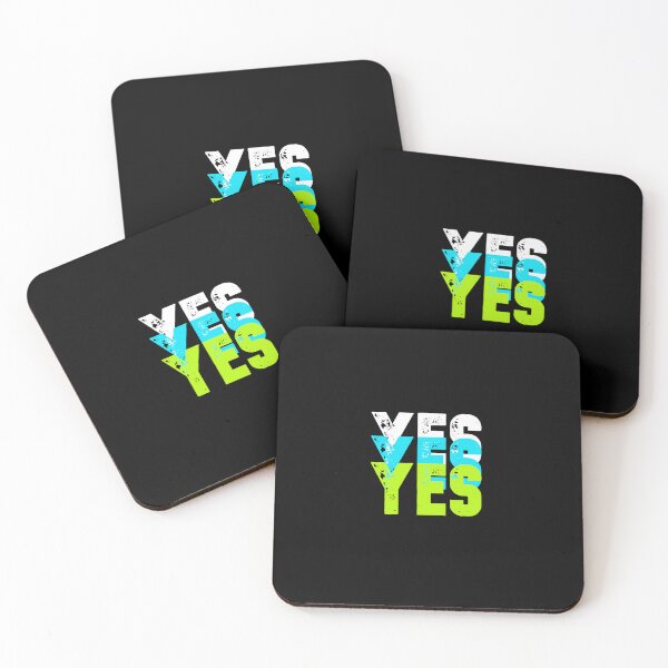 Item preview, YES (Colorful Font Design) designed and sold by LEOEXPRESS.