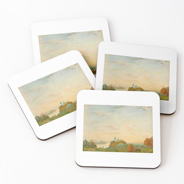 Item preview, Boris Kustodiev Above The River Autumn  designed and sold by TeeARTHY.