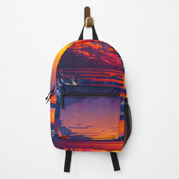Item preview, Pixel Art Sunset Over Ocean "Amanda" designed and sold by SilverAndGolden.