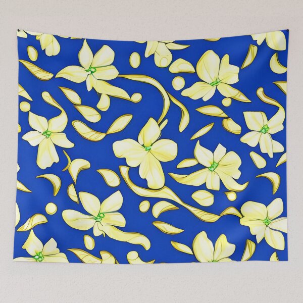 Item preview, Beautiful blue orchid flower pattern designed and sold by gramizzia.