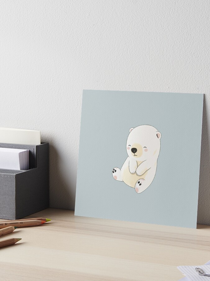 Happy dreaming cute polar bear Sticker for Sale by CutePlanetEarth