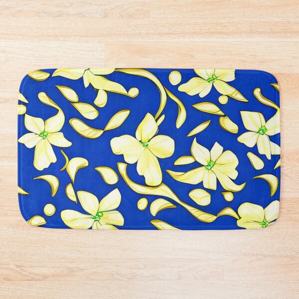 Item preview, Beautiful blue orchid flower pattern designed and sold by gramizzia.