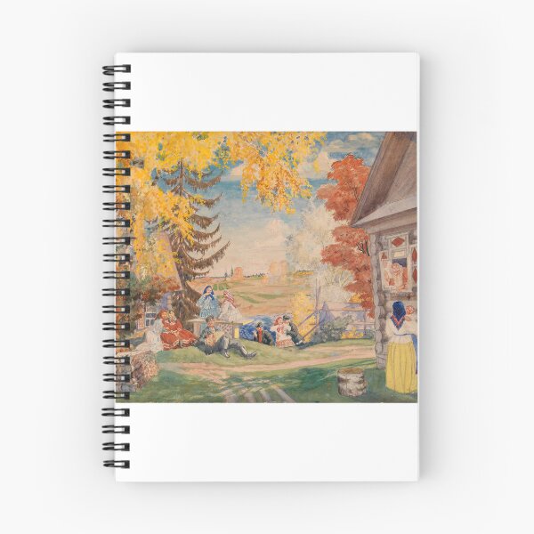 Item preview, Boris Kustodiev Coachma Mujeres campesinas Neverov designed and sold by TeeARTHY.