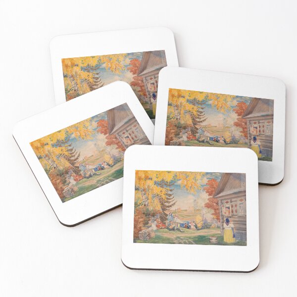 Item preview, Boris Kustodiev Coachma Peasant Women Neverov designed and sold by TeeARTHY.