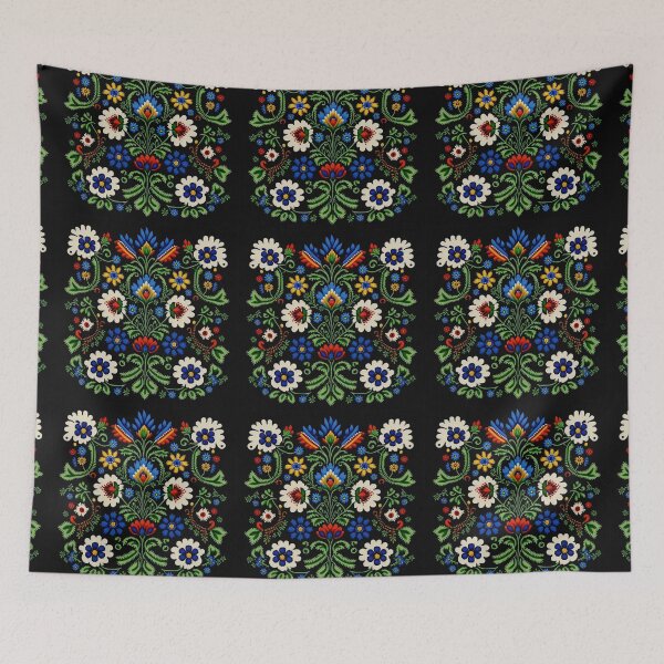 Item preview, Portuguese Folk Embroidery Traditional Pattern designed and sold by Orianah.