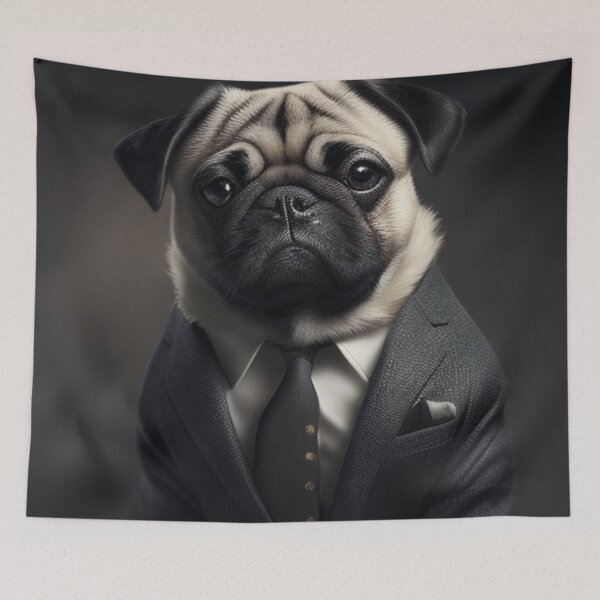 Item preview, Pug in a Suit designed and sold by IllReputes.