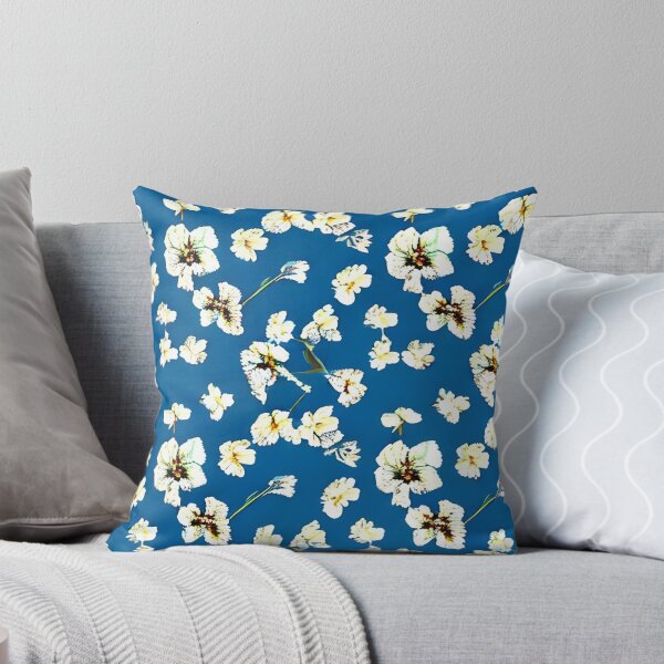 Item preview, Beautiful blue orchid flower pattern designed and sold by gramizzia.
