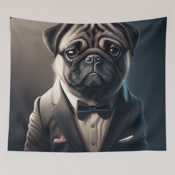 Item preview, Pug in a Suit  designed and sold by IllReputes.