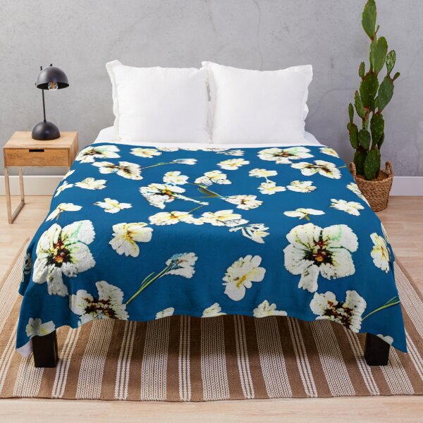 Item preview, Beautiful blue orchid flower pattern designed and sold by gramizzia.