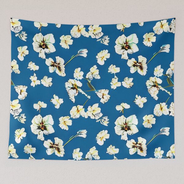 Item preview, Beautiful blue orchid flower pattern designed and sold by gramizzia.