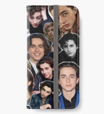 timothée chalamet collage 2.0 iPhone Flip-Case/Hülle/Klebefolie
