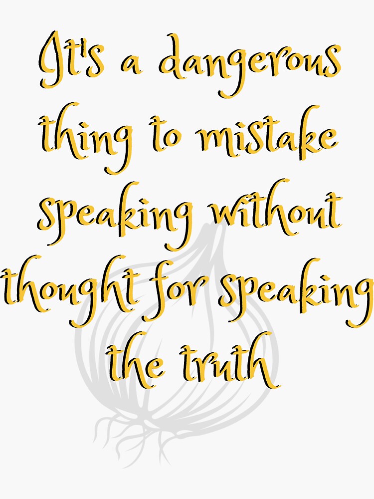 "Glass onion quote" Sticker for Sale by WeLikeWaffles Redbubble