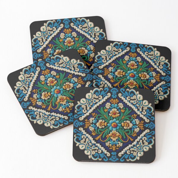 Item preview, Portuguese Folk Embroidery Traditional Pattern designed and sold by Orianah.