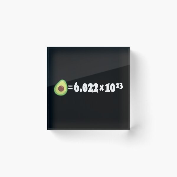 Item preview, Avocado avogadro's number  designed and sold by ZerpaGiovanna.