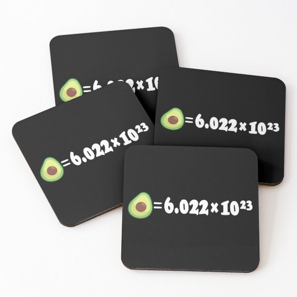 Item preview, Avocado avogadro's number  designed and sold by ZerpaGiovanna.