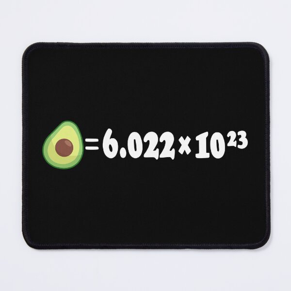 Item preview, Avocado avogadro's number designed and sold by ZerpaGiovanna.