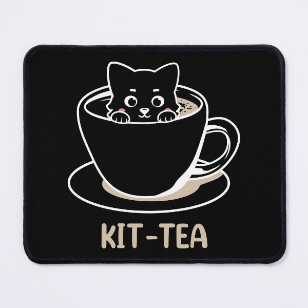 Item preview, Kitten Tea Funny Black Cat  designed and sold by AnimalsSpace.