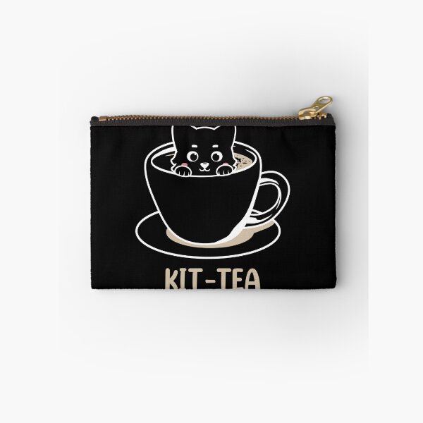 Item preview, Kitten Tea Funny Black Cat  designed and sold by AnimalsSpace.