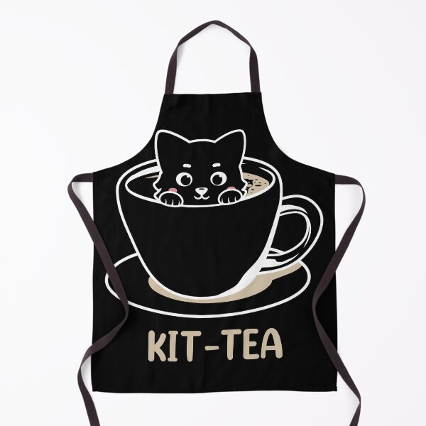 Item preview, Kitten Tea Funny Black Cat  designed and sold by AnimalsSpace.