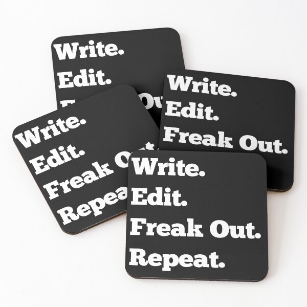 Item preview, Write. Edit. Freak Out. Repeat.  designed and sold by StiickitLLC.