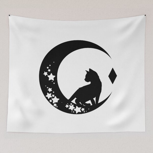 Item preview, cat on the moon designed and sold by assiya-fashion.